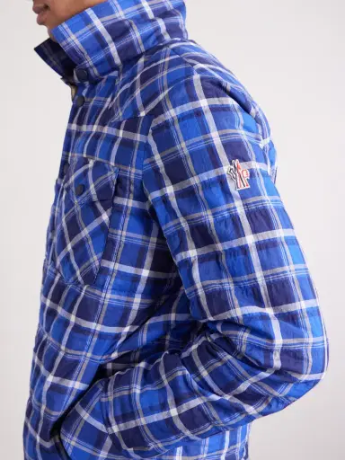 Moncler Grenoble Gelt Quilted Checked Cotton-Blend Down Shirt Jacket - Men | Thumbnail 5 Moncler Grenoble Gelt Quilted Checked Cotton-Blend Down Shirt Jacket - Men | Thumbnail 5