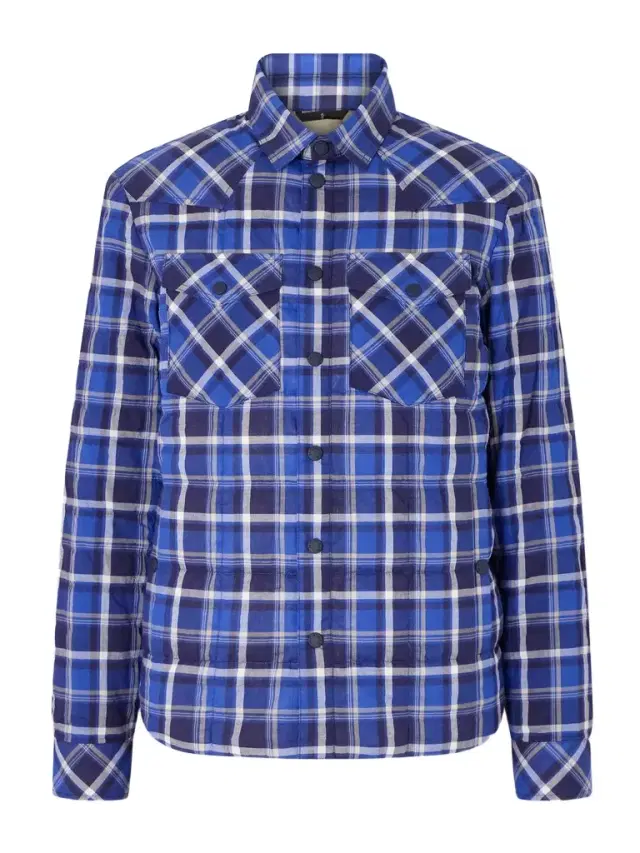 Moncler Grenoble Gelt Quilted Checked Cotton-Blend Down Shirt Jacket - Men