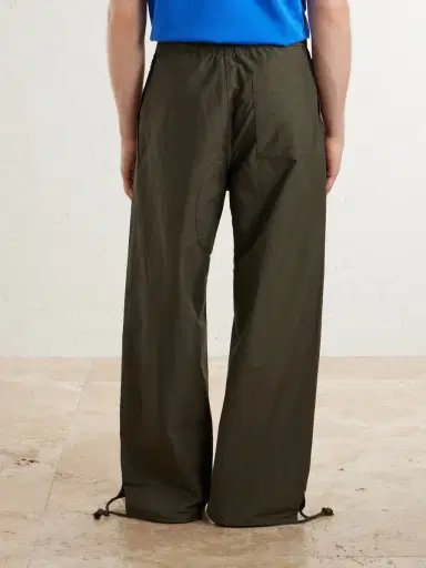 JW Anderson Wide-Leg Cotton-Blend Canvas Parachute Trousers - Men | Thumbnail 4
