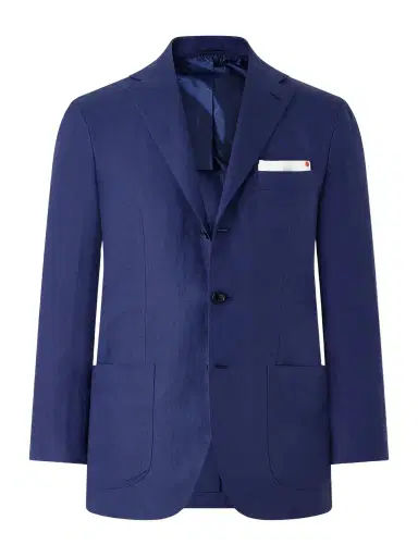 Kiton Linen Blazer - Men | Thumbnail 1 Kiton Linen Blazer - Men | Thumbnail 1