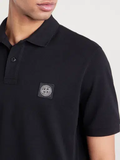 Stone Island Stretch Cotton-Blend Piqué Polo Shirt - Men | Thumbnail 5 Stone Island Stretch Cotton-Blend Piqué Polo Shirt - Men | Thumbnail 5