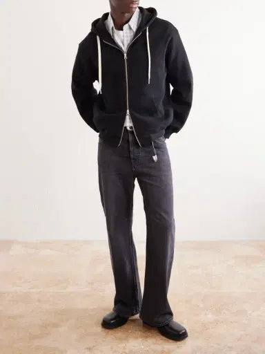 FrizmWORKS Waffle-Knit Cotton Zip-Up Hoodie - Men | Thumbnail 2 FrizmWORKS Waffle-Knit Cotton Zip-Up Hoodie - Men | Thumbnail 2