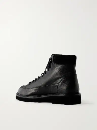 Common Projects Hiker Suede-Trimmed Full-Grain Leather Hiking Boots - Men | Thumbnail 4 Common Projects Hiker Suede-Trimmed Full-Grain Leather Hiking Boots - Men | Thumbnail 4