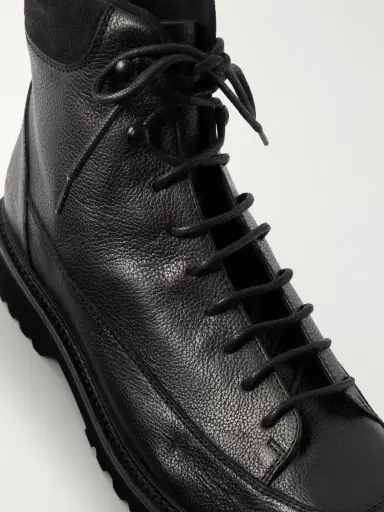Common Projects Hiker Suede-Trimmed Full-Grain Leather Hiking Boots - Men | Thumbnail 5 Common Projects Hiker Suede-Trimmed Full-Grain Leather Hiking Boots - Men | Thumbnail 5