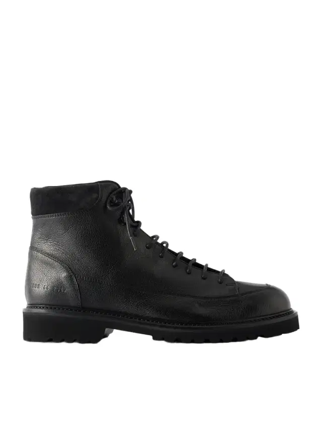 Hiker Suede-Trimmed Full-Grain Leather Hiking Boots - Men