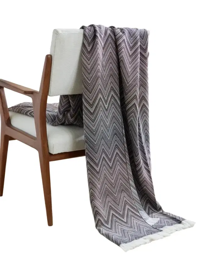 Missoni Home Timmy Fringed Striped Wool Throw - Men