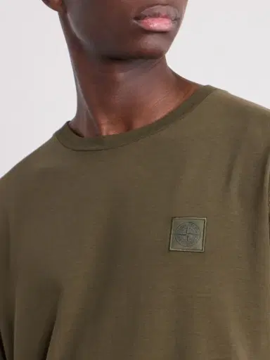 Stone Island STONE ISLAND GHOST Logo-Appliquéd Cotton-Jersey T-Shirt - Men | Thumbnail 5 Stone Island STONE ISLAND GHOST Logo-Appliquéd Cotton-Jersey T-Shirt - Men | Thumbnail 5