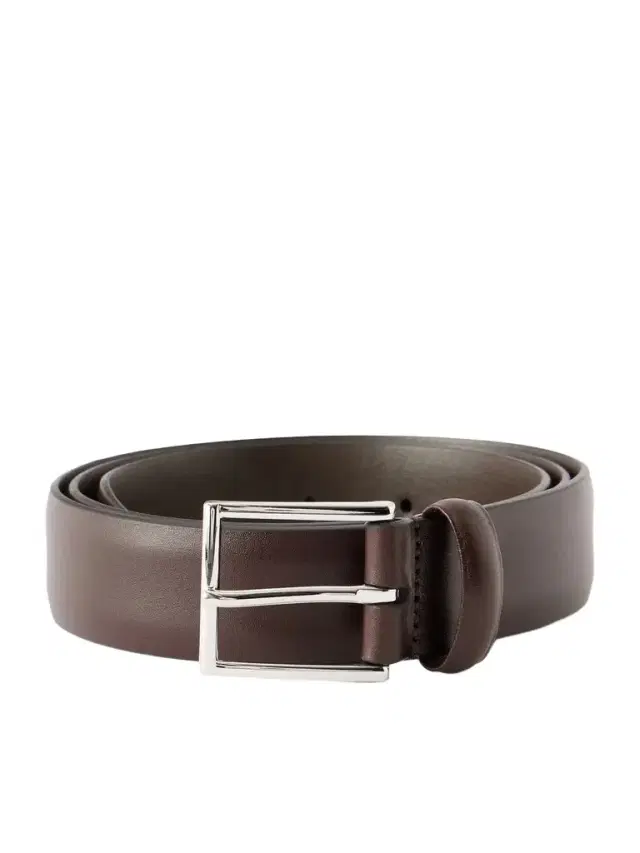 4cm Calf Leather Belt - Men 4cm Calf Leather Belt - Men