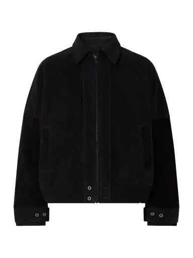 ADON Suede-Trimmed Cotton-Moleskin Bomber Jacket - Men | Thumbnail 1 ADON Suede-Trimmed Cotton-Moleskin Bomber Jacket - Men | Thumbnail 1