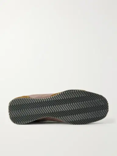 Wales Bonner Paris Trainer Shell Suede-Trimmed Sneakers - Men | Thumbnail 3