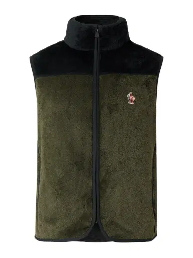 Moncler Grenoble Logo-Appliquéd Two-Tone Polartec® High Loft Gilet - Men | Thumbnail 1