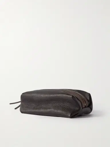 Bleu de Chauffe Zazou Full-Grain Leather Wash Bag - Men | Thumbnail 2 Bleu de Chauffe Zazou Full-Grain Leather Wash Bag - Men | Thumbnail 2