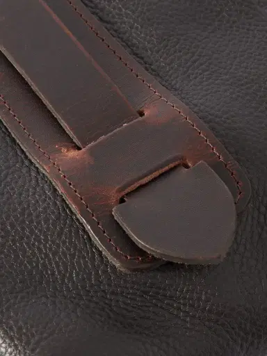 Bleu de Chauffe Zazou Full-Grain Leather Wash Bag - Men | Thumbnail 3 Bleu de Chauffe Zazou Full-Grain Leather Wash Bag - Men | Thumbnail 3