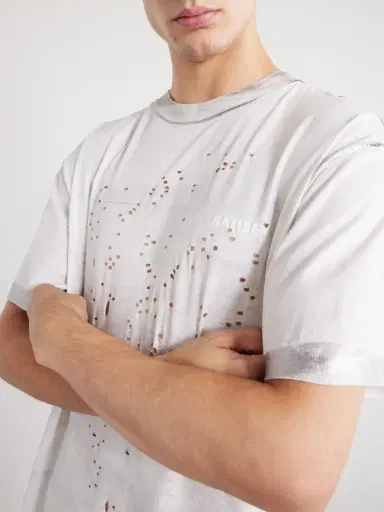 Satisfy Logo-Print Distressed MothTech™ Cotton-Jersey T-Shirt - Men | Thumbnail 5 Satisfy Logo-Print Distressed MothTech™ Cotton-Jersey T-Shirt - Men | Thumbnail 5