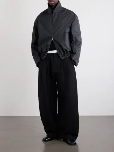 Studio Nicholson Straight-Leg Pleated Linen and Wool-Blend Suit Trousers - Men | Thumbnail 2 Studio Nicholson Straight-Leg Pleated Linen and Wool-Blend Suit Trousers - Men | Thumbnail 2