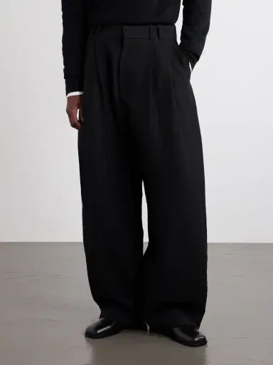 Studio Nicholson Straight-Leg Pleated Linen and Wool-Blend Suit Trousers - Men | Thumbnail 3 Studio Nicholson Straight-Leg Pleated Linen and Wool-Blend Suit Trousers - Men | Thumbnail 3