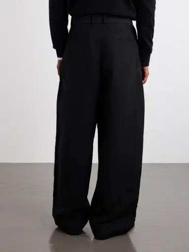 Studio Nicholson Straight-Leg Pleated Linen and Wool-Blend Suit Trousers - Men | Thumbnail 4 Studio Nicholson Straight-Leg Pleated Linen and Wool-Blend Suit Trousers - Men | Thumbnail 4