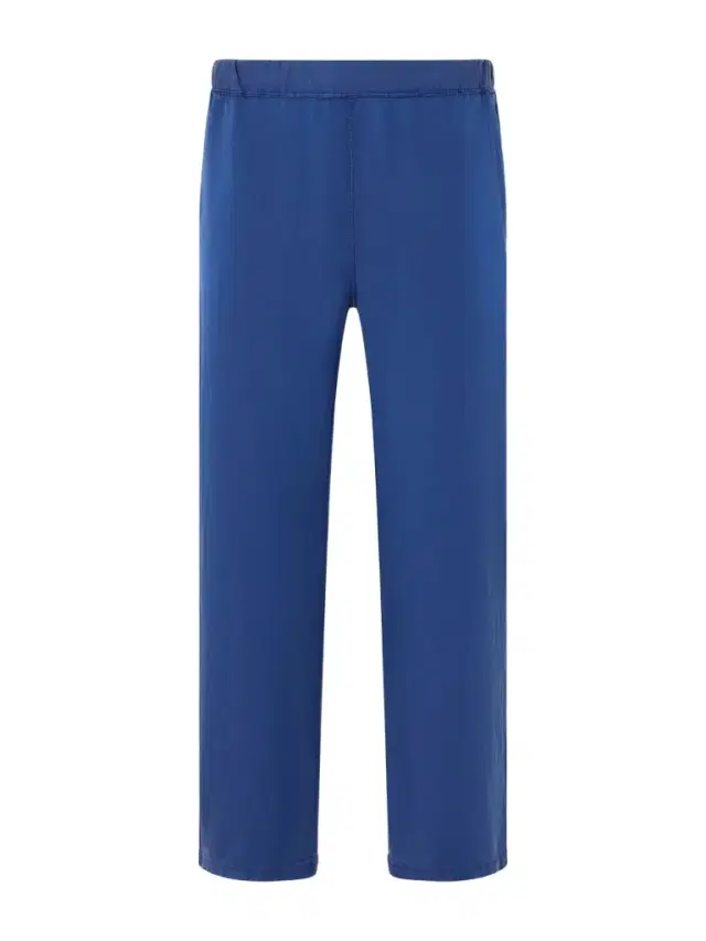 Remi Relief Straight-Leg Silk and Cotton-Blend Satin Trousres - Men