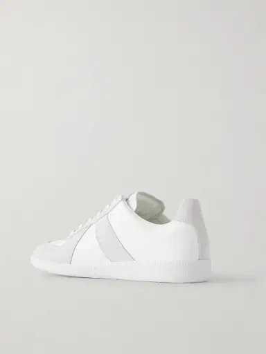 Maison Margiela Replica Leather and Suede Sneakers - Men | Thumbnail 5