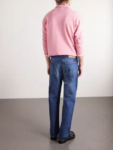 JW Anderson Straight-Leg Distressed Patchwork Jeans - Men | Thumbnail 4 JW Anderson Straight-Leg Distressed Patchwork Jeans - Men | Thumbnail 4