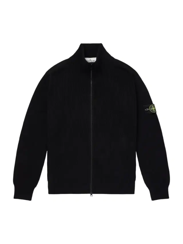 Stone Island Ribbed Cotton Zip-Up Sweater - Men