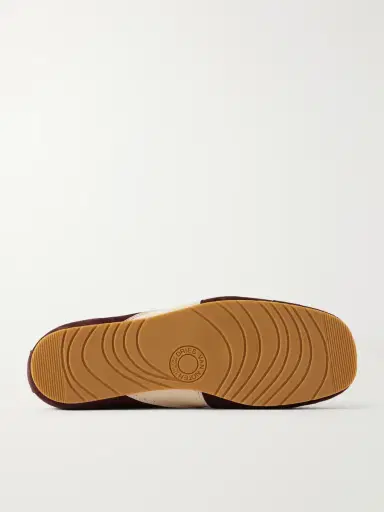 Dries Van Noten Leather-Trimmed Suede Sneakers - Men | Thumbnail 3