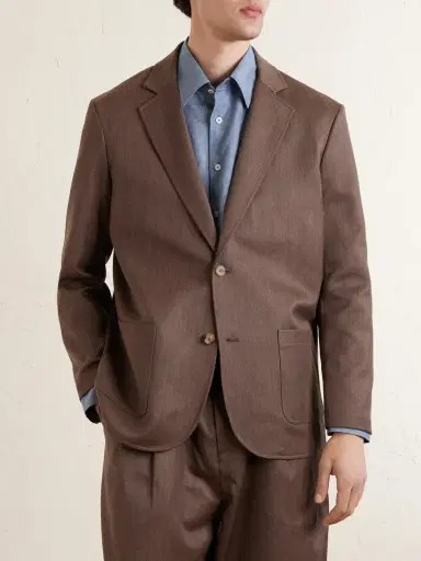 De Bonne Facture Writers Wool and Cotton-Blend Suit Jacket - Men | Thumbnail 3 De Bonne Facture Writers Wool and Cotton-Blend Suit Jacket - Men | Thumbnail 3