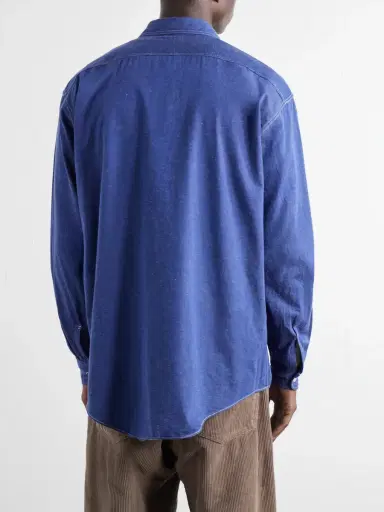 Kaptain Sunshine Work Suvin Cotton and Hemp-Blend Shirt - Men | Thumbnail 4 Kaptain Sunshine Work Suvin Cotton and Hemp-Blend Shirt - Men | Thumbnail 4