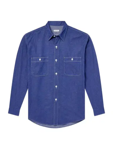 Kaptain Sunshine Work Suvin Cotton and Hemp-Blend Shirt - Men | Thumbnail 1 Kaptain Sunshine Work Suvin Cotton and Hemp-Blend Shirt - Men | Thumbnail 1