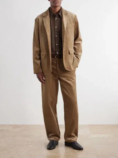De Bonne Facture Straight-Leg Cotton-Corduroy Suit Trousers - Men | Thumbnail 2