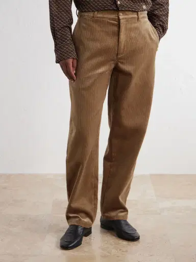 De Bonne Facture Straight-Leg Cotton-Corduroy Suit Trousers - Men | Thumbnail 3