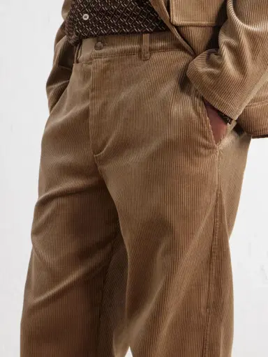 De Bonne Facture Straight-Leg Cotton-Corduroy Suit Trousers - Men | Thumbnail 5