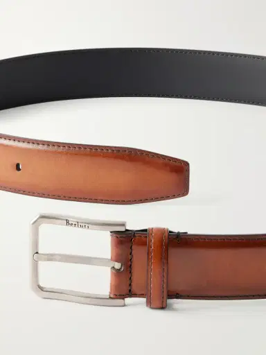 Berluti 3.5cm Venezia Leather Belt - Men | Thumbnail 3 Berluti 3.5cm Venezia Leather Belt - Men | Thumbnail 3