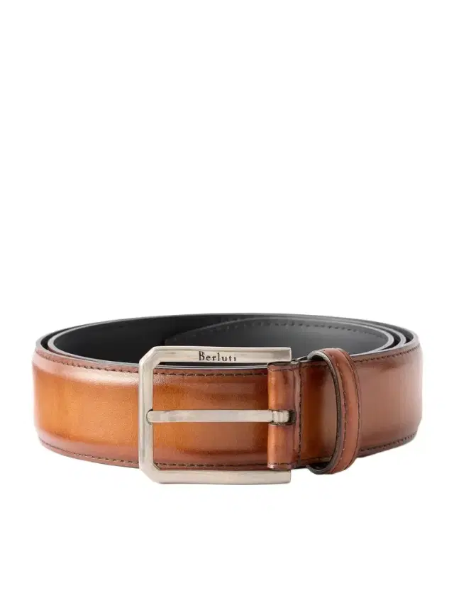 Berluti 3.5cm Venezia Leather Belt - Men