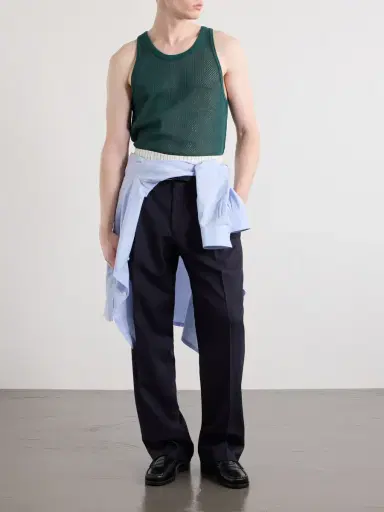 Aimé Leon Dore Open-Knit Cotton Tank Top - Men | Thumbnail 2
