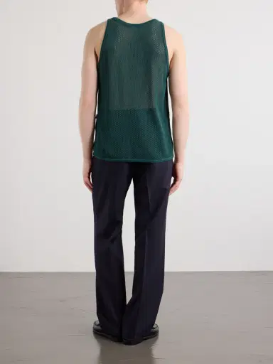 Aimé Leon Dore Open-Knit Cotton Tank Top - Men | Thumbnail 4