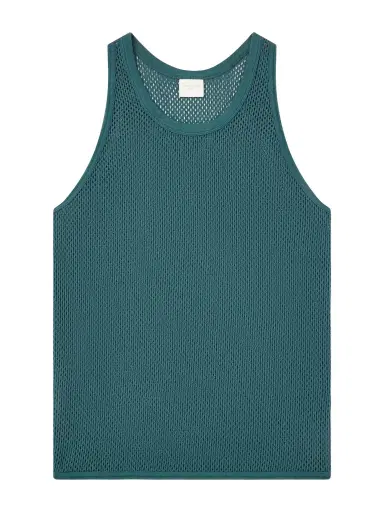 Aimé Leon Dore Open-Knit Cotton Tank Top - Men | Thumbnail 1