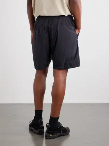 Stone Island Straight-Leg Logo-Appliquéd Garment-Dyed Shell Shorts - Men | Thumbnail 4 Stone Island Straight-Leg Logo-Appliquéd Garment-Dyed Shell Shorts - Men | Thumbnail 4
