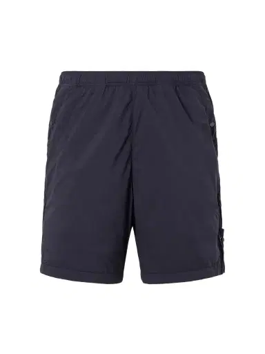 Stone Island Straight-Leg Logo-Appliquéd Garment-Dyed Shell Shorts - Men | Thumbnail 1 Stone Island Straight-Leg Logo-Appliquéd Garment-Dyed Shell Shorts - Men | Thumbnail 1