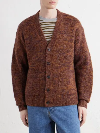 Dries Van Noten Mounia Alpaca-Blend Cardigan - Men | Thumbnail 3