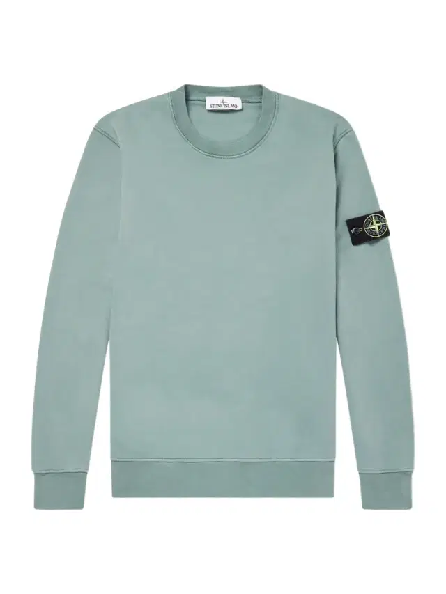 Garment-Dyed Cotton-Fleece Sweatshirt - Men Garment-Dyed Cotton-Fleece Sweatshirt - Men