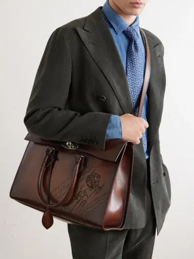 Berluti E'Mio Venezia Leather Briefcase - Men | Thumbnail 3 Berluti E'Mio Venezia Leather Briefcase - Men | Thumbnail 3