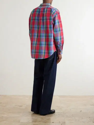 Aimé Leon Dore Checked Cotton-Twill Shirt - Men | Thumbnail 4