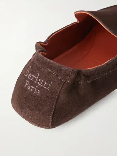 Berluti Far Niente Suede Driving Shoes - Men | Thumbnail 4