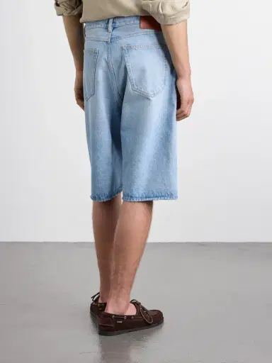 Studio Nicholson Marylebone Straight-Leg Denim Shorts - Men | Thumbnail 4 Studio Nicholson Marylebone Straight-Leg Denim Shorts - Men | Thumbnail 4