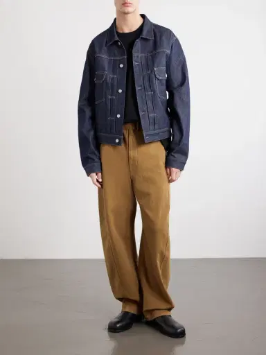 Lemaire Straight-Leg Cotton-Twill Trousers - Men | Thumbnail 2 Lemaire Straight-Leg Cotton-Twill Trousers - Men | Thumbnail 2