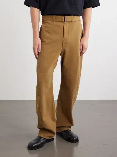 Lemaire Straight-Leg Cotton-Twill Trousers - Men | Thumbnail 3 Lemaire Straight-Leg Cotton-Twill Trousers - Men | Thumbnail 3