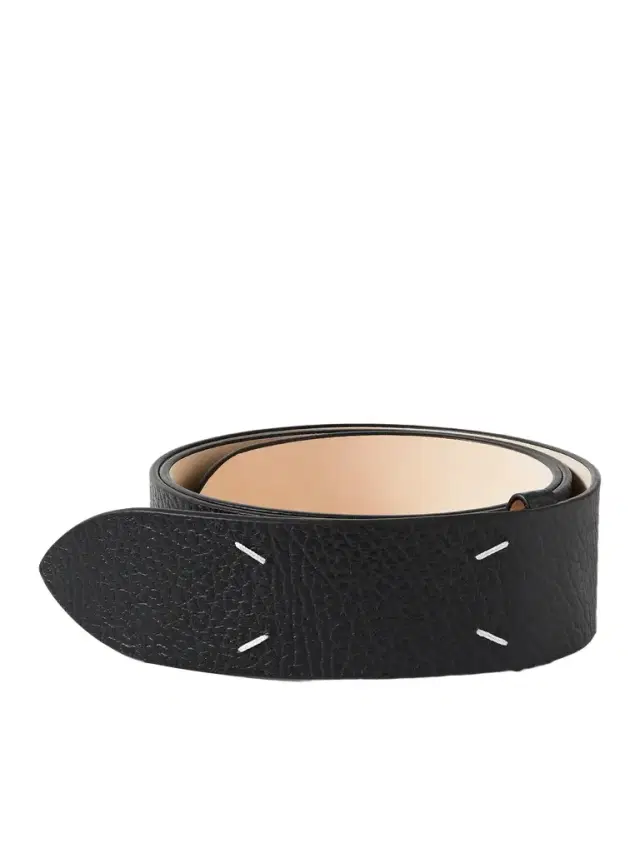 Maison Margiela 4.5cm Full-Grain Leather Belt - Men