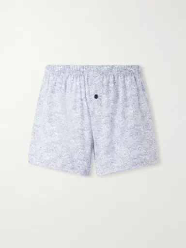 Zimmerli Printed Cotton-Satin Boxer Briefs - Men | Thumbnail 2 Zimmerli Printed Cotton-Satin Boxer Briefs - Men | Thumbnail 2