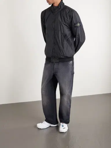Stone Island Crinkled Recycled-Nylon Jacket - Men | Thumbnail 2 Stone Island Crinkled Recycled-Nylon Jacket - Men | Thumbnail 2